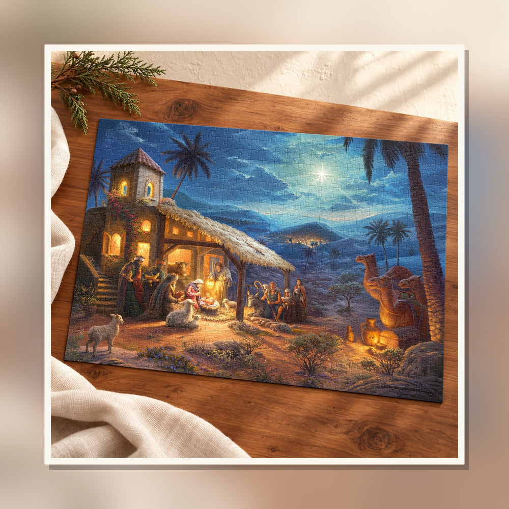 Puzzle: Nativity Scene 1 — Psalm & Cedar