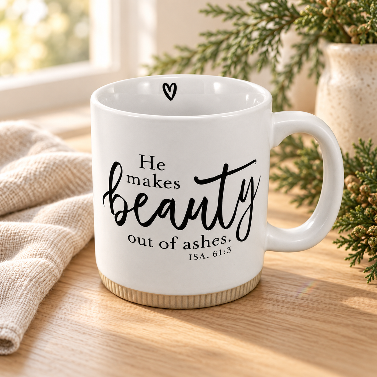 Mug: Faith Foundations: Beauty — Psalm & Cedar editorial product image