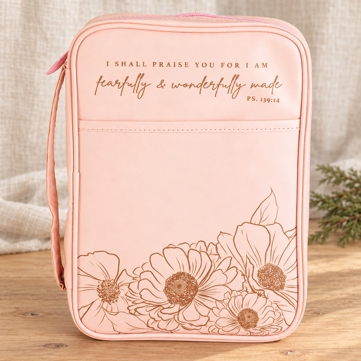 Bible Cover: I Shall Praise You — Psalm & Cedar editorial product image