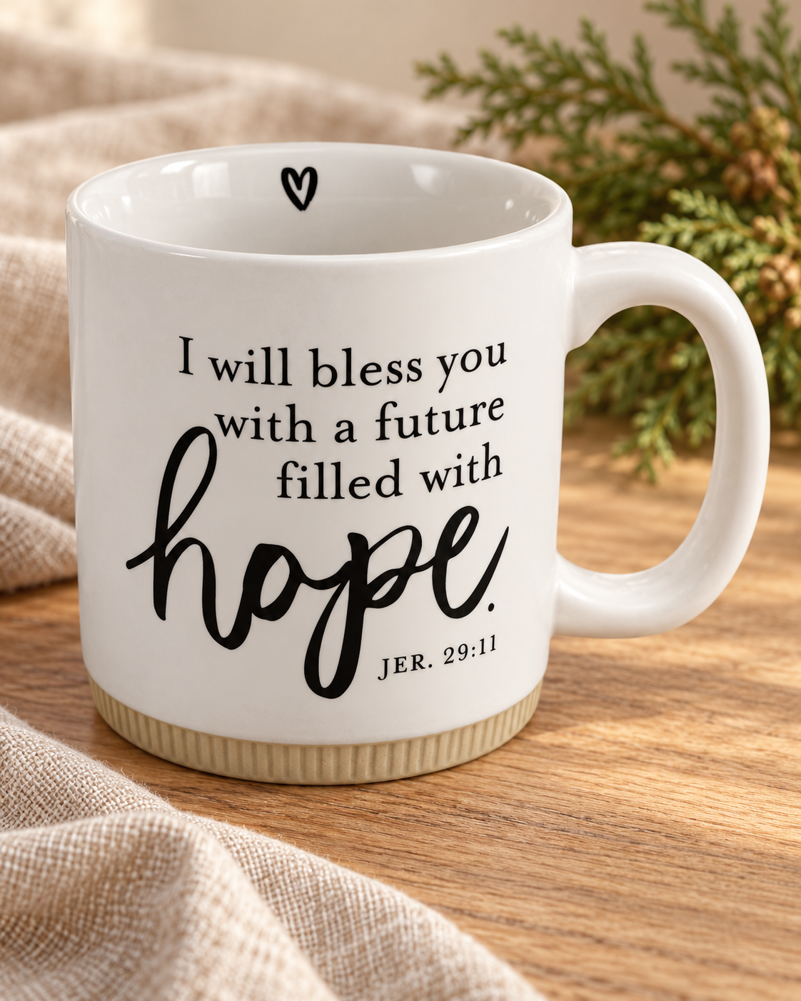 Mug Faith Foundations Hope — Psalm & Cedar editorial product image