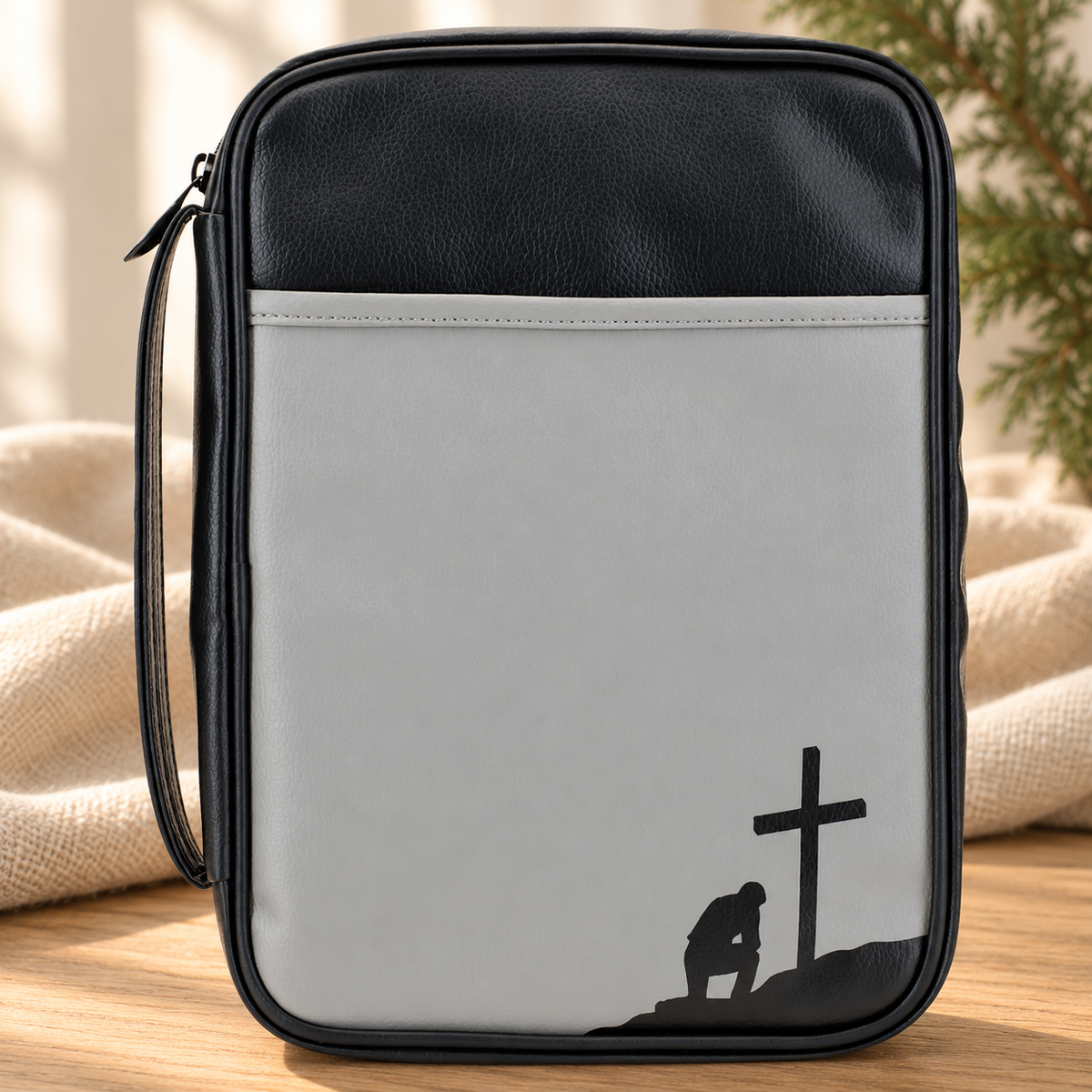 Bible Cover Man Of God — Psalm & Cedar editorial product image