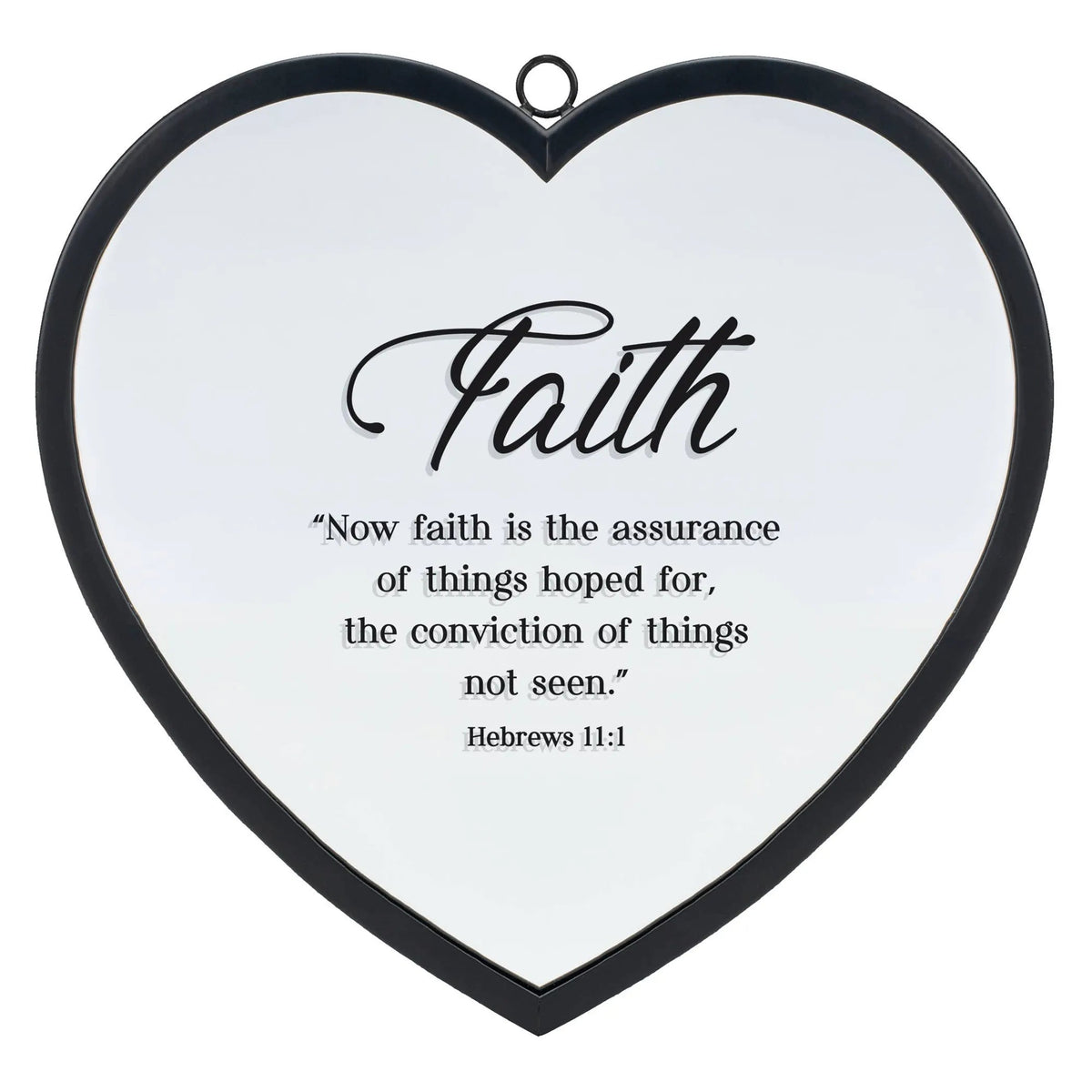 Heart Mirror: Faith — Hebrews 11:1, Large — supplier product image