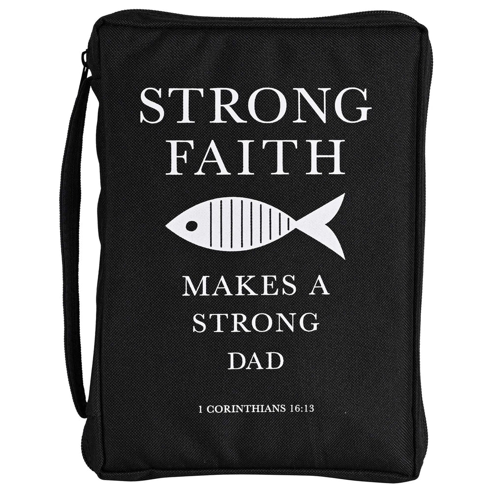 Bible Cover: Strong Faith Dad — supplier product image