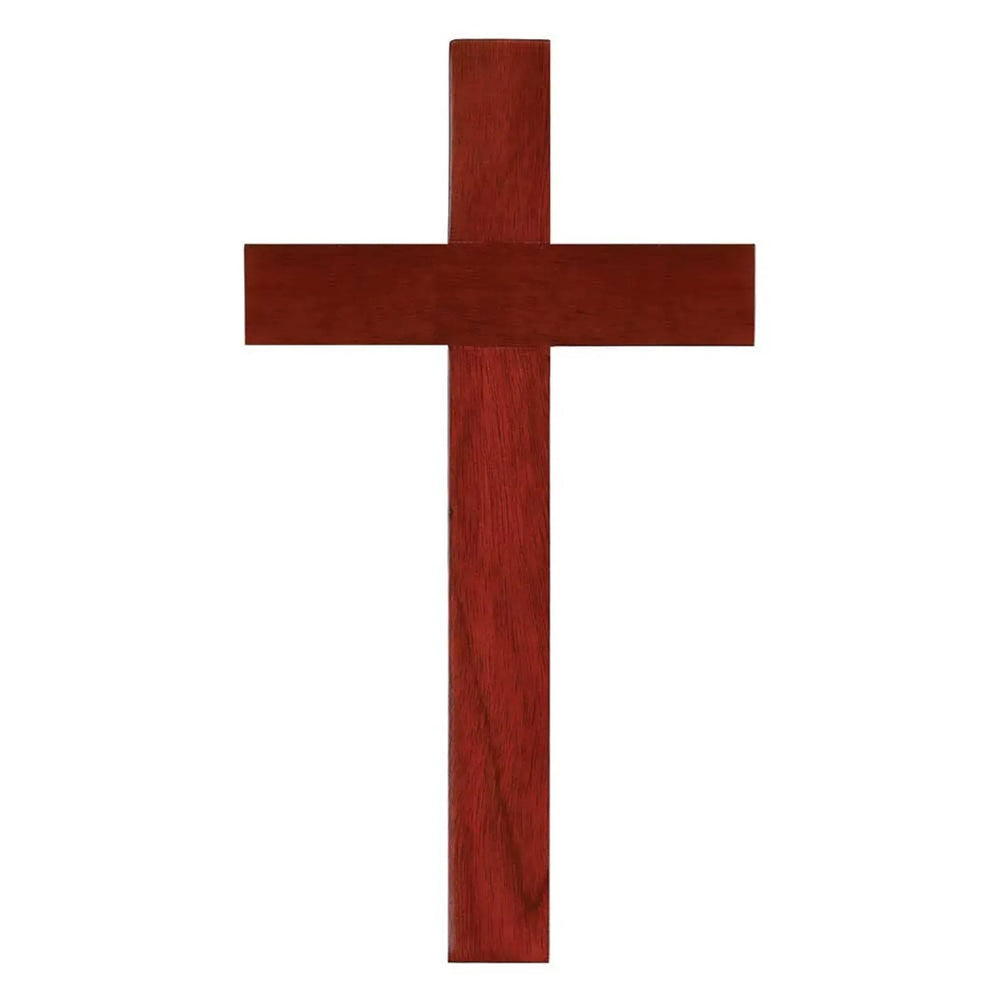 Wall Cross: Mahogany Wood — supplier product image