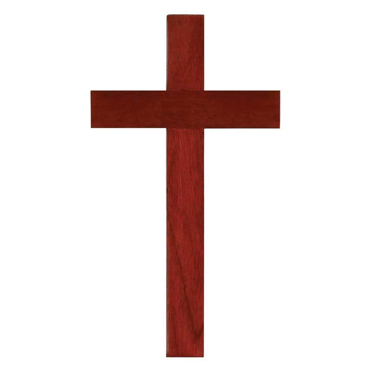 Wall Cross: Mahogany Wood — supplier product image