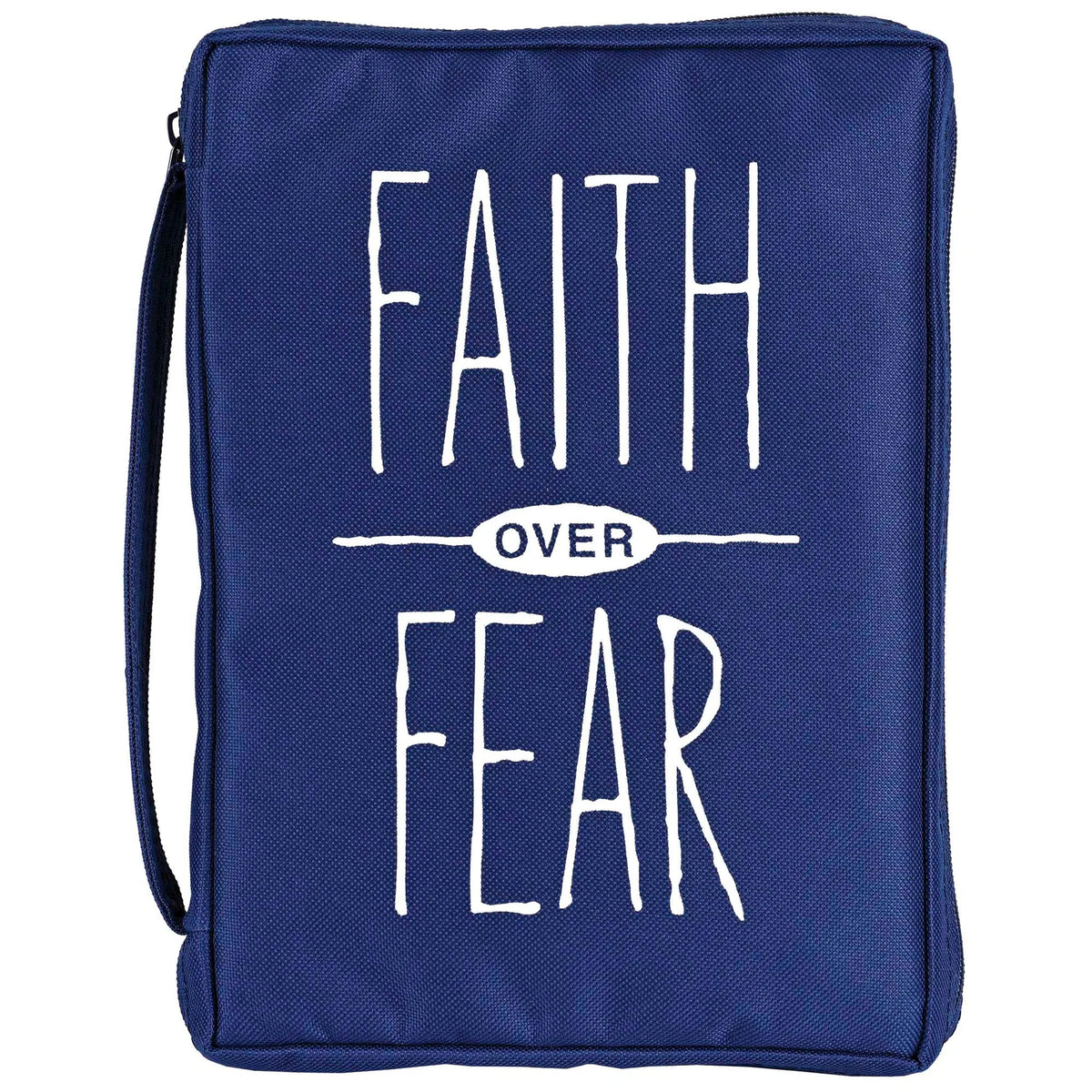 Bible Cover: Faith Over Fear — Navy — supplier product image