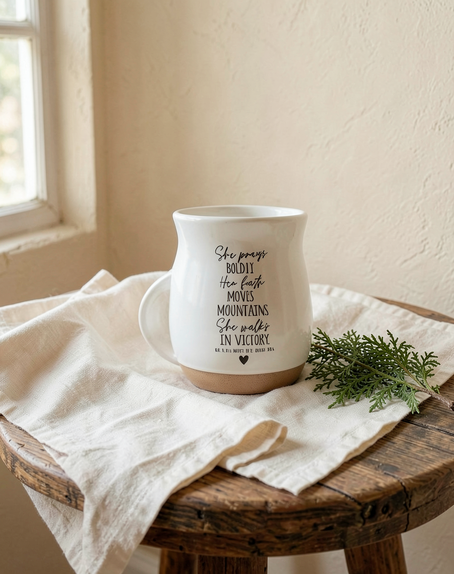 Handwarmer Mug She Prays Boldly — P&C Studio 00b7f53f-b7c9-44ab-a959-85f7b79a8132 — 3/3