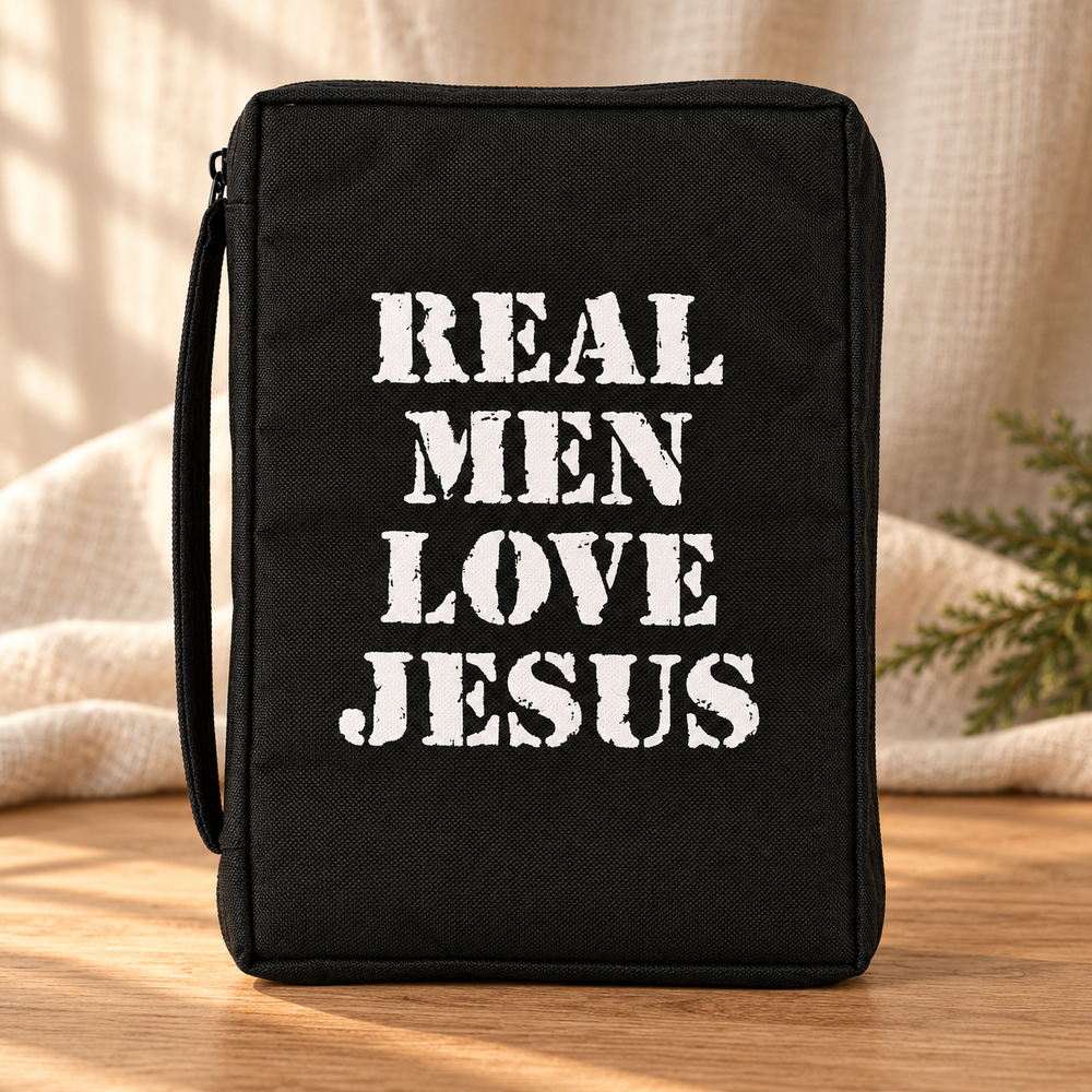 Bible Case Men Love Jesus — Psalm & Cedar editorial product image
