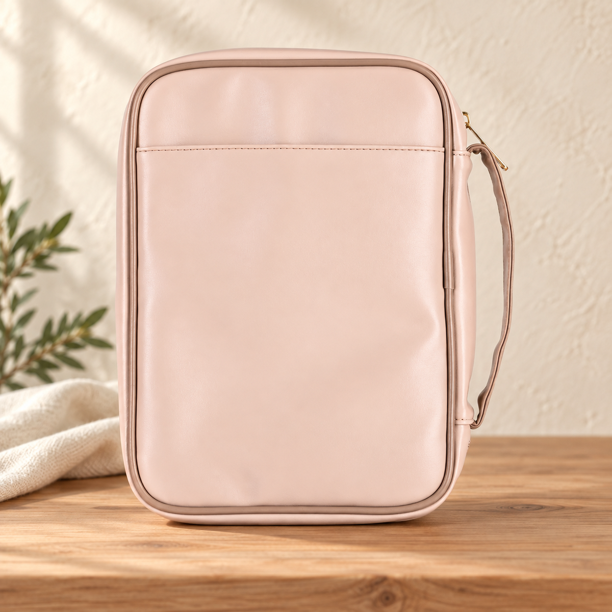 Faith Hebrews 11:1 Bible cover, rear view — Psalm & Cedar