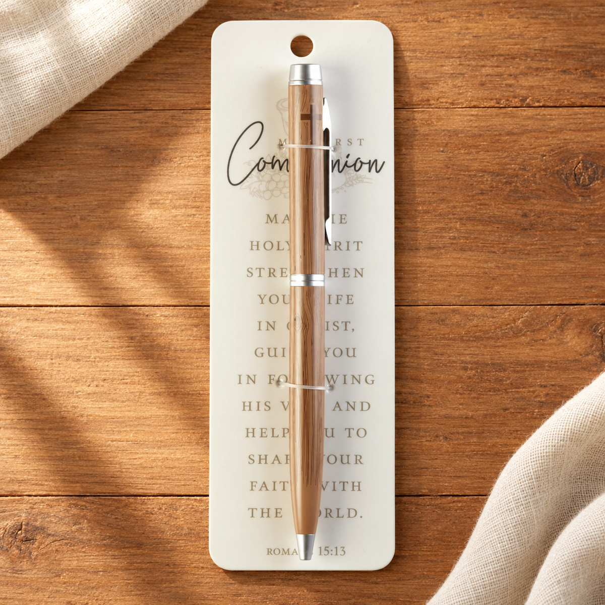 My First Communion Pen — Psalm & Cedar