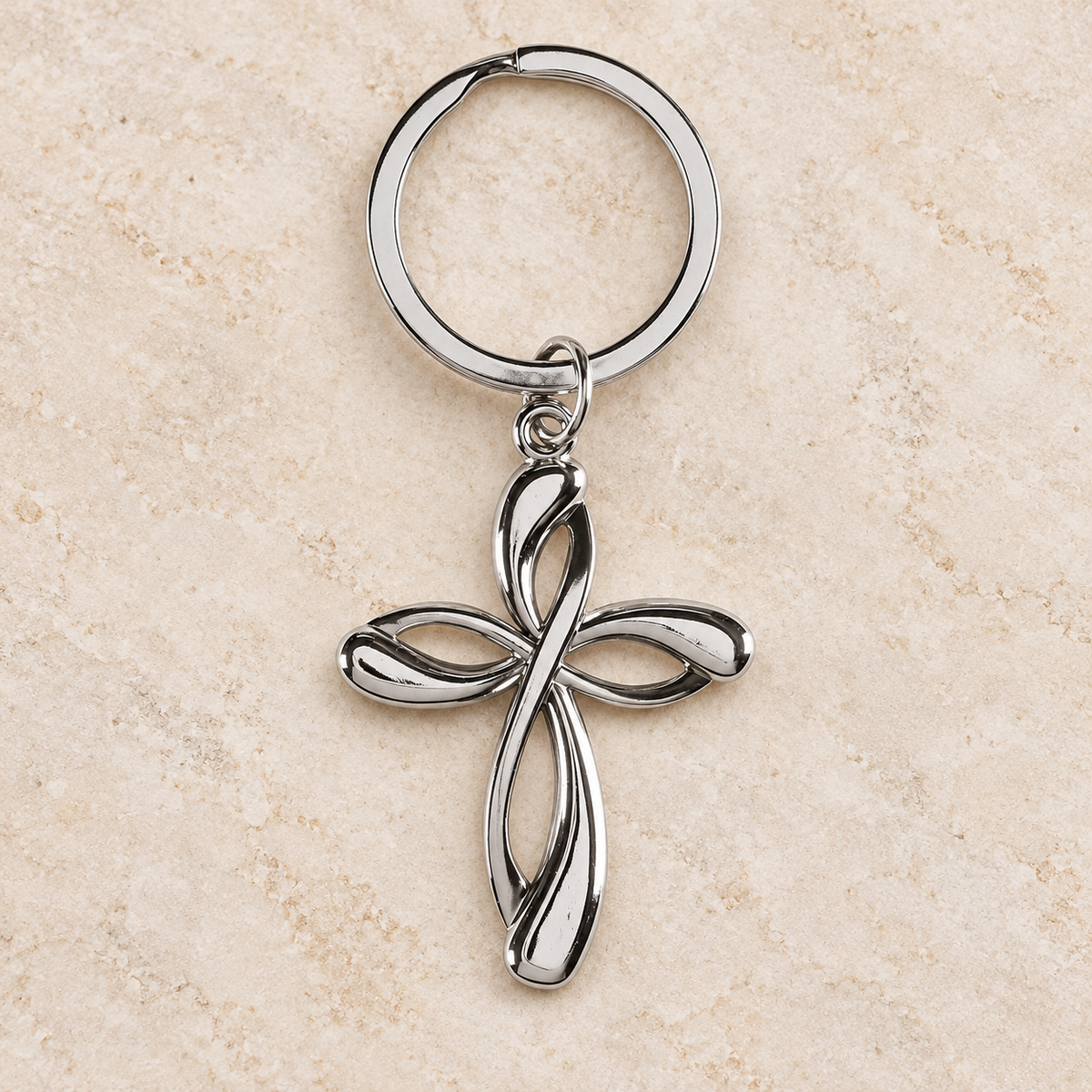 I Said a Prayer cross keyring — Psalm & Cedar