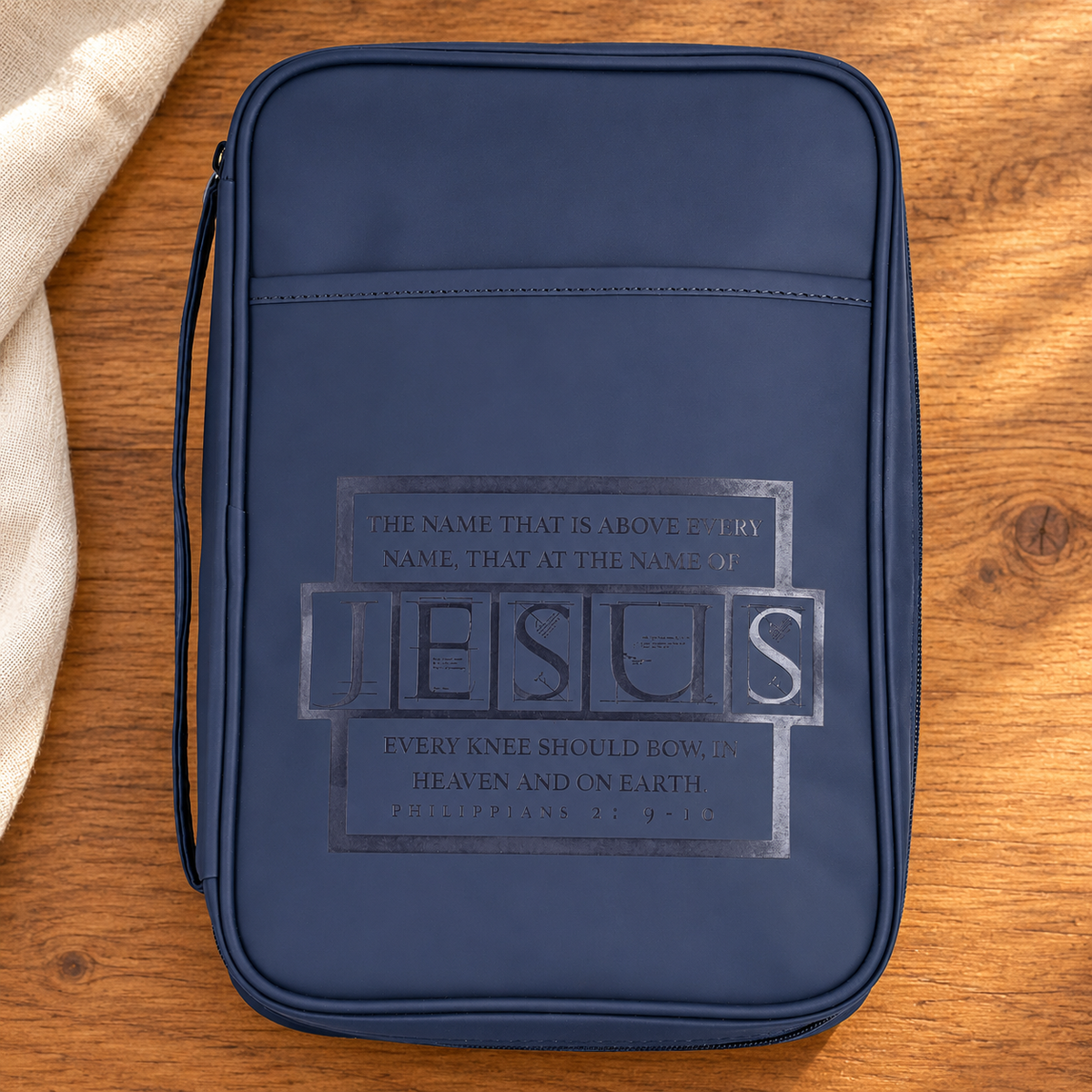 Psalm & Cedar — Bible Cover: Names of Jesus Navy