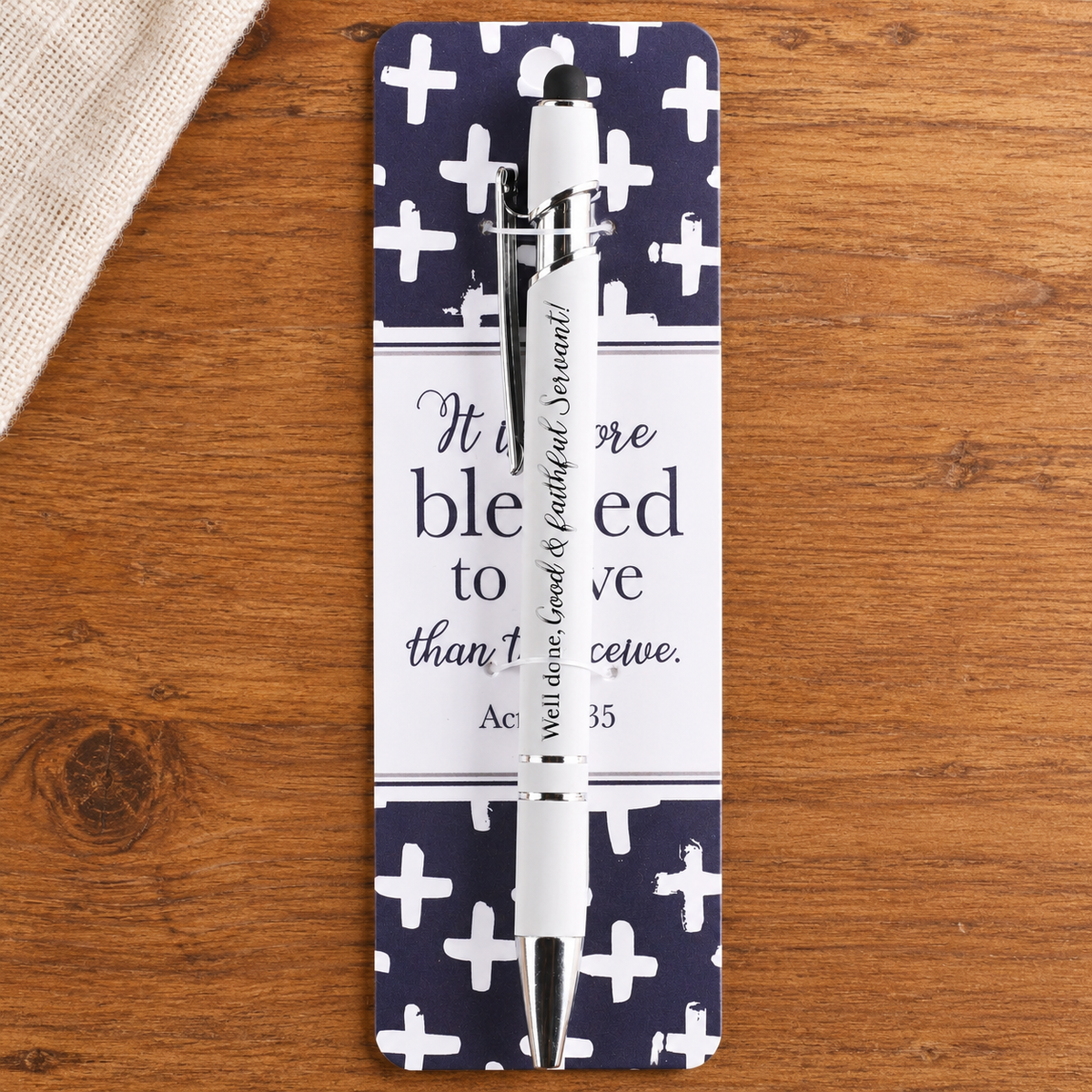 Psalm & Cedar — Well Done Good and Faithful Servant pen