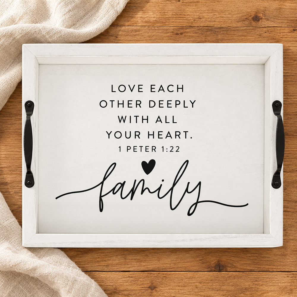 Faith Filled Family Tray — Psalm & Cedar