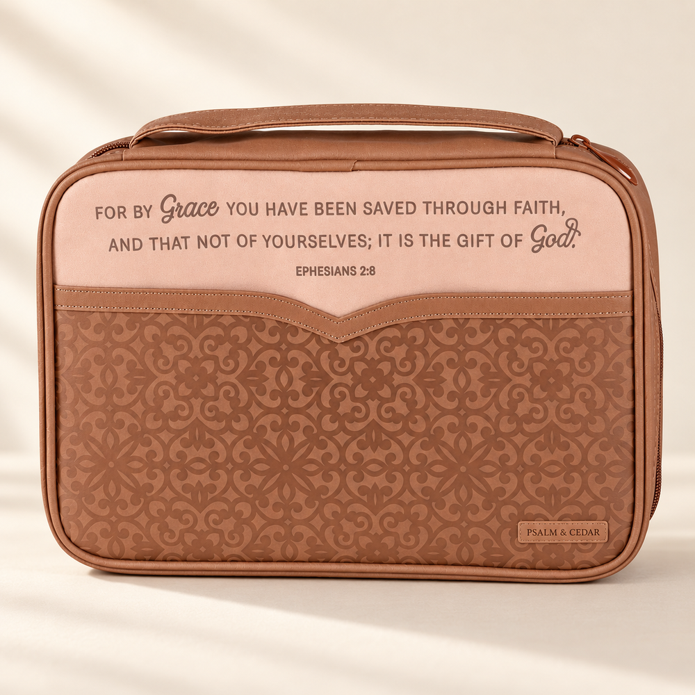 Psalm & Cedar — By Grace Ephesians 2:8 Bible Cover