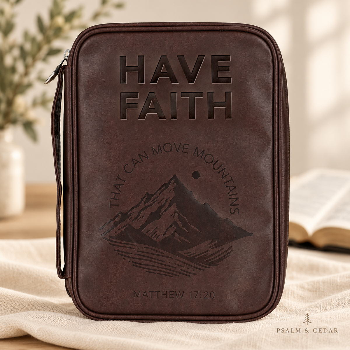 Psalm & Cedar — Have Faith Mountain Bible Cover