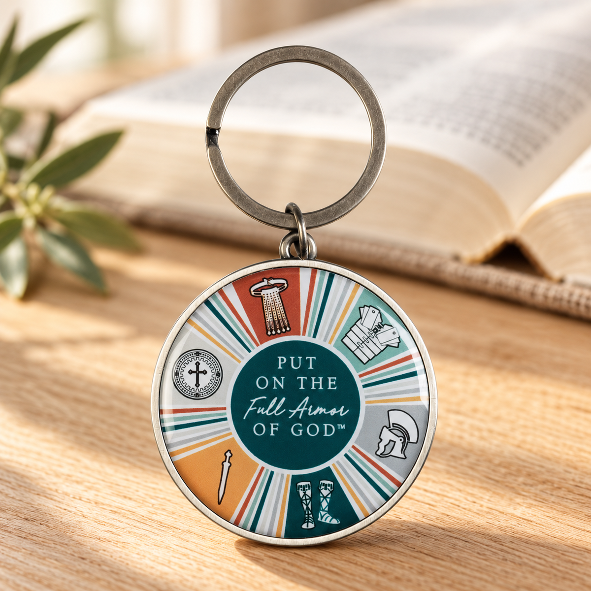 Psalm & Cedar | Armor of God Keyring