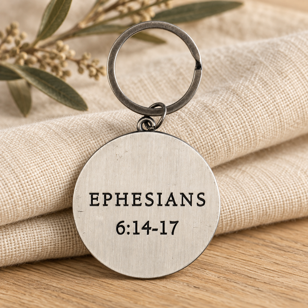Psalm & Cedar | Armor of God Keyring