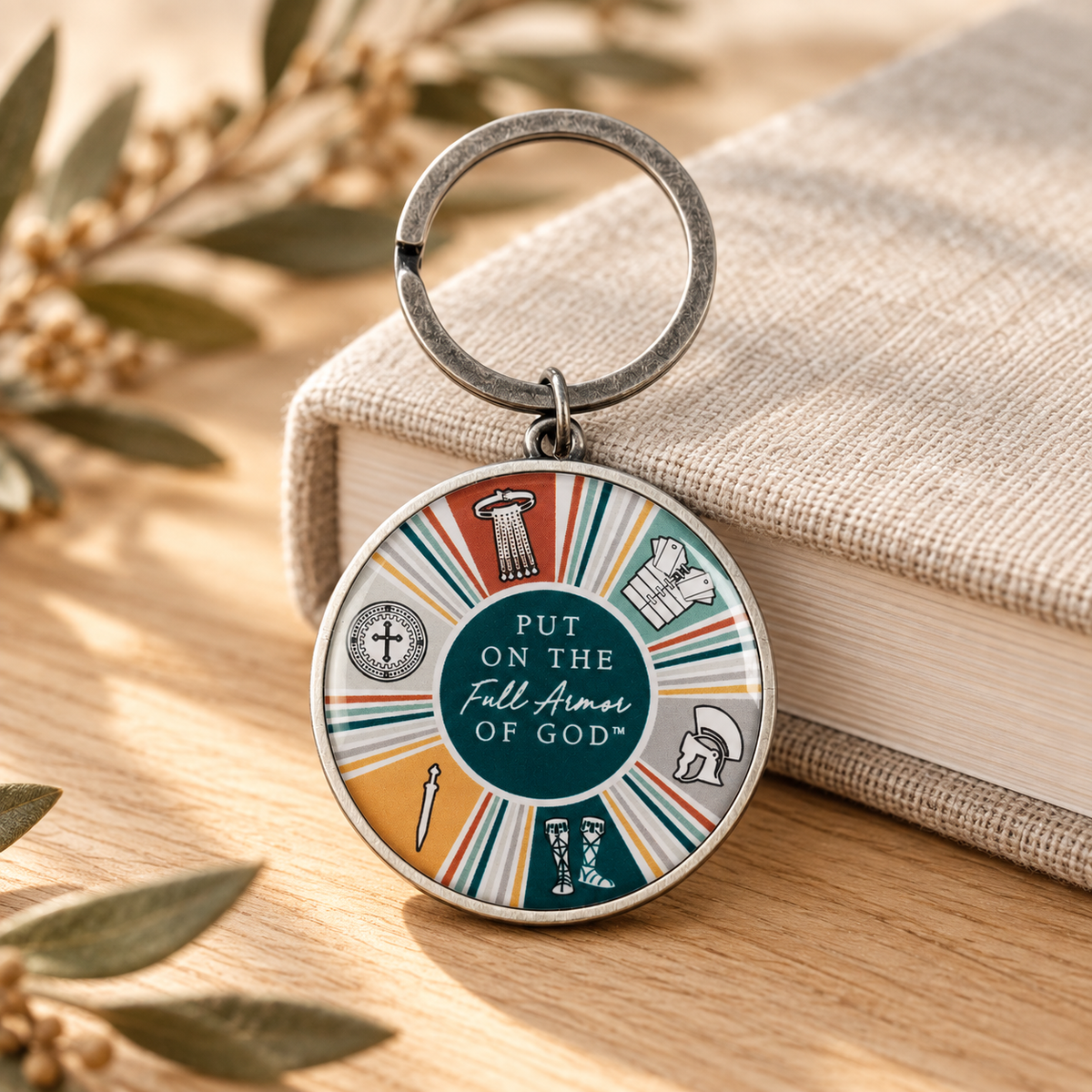 Psalm & Cedar | Armor of God Keyring