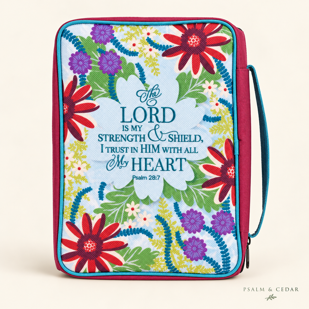 Psalm & Cedar — The Lord Is My Strength Bible Cover